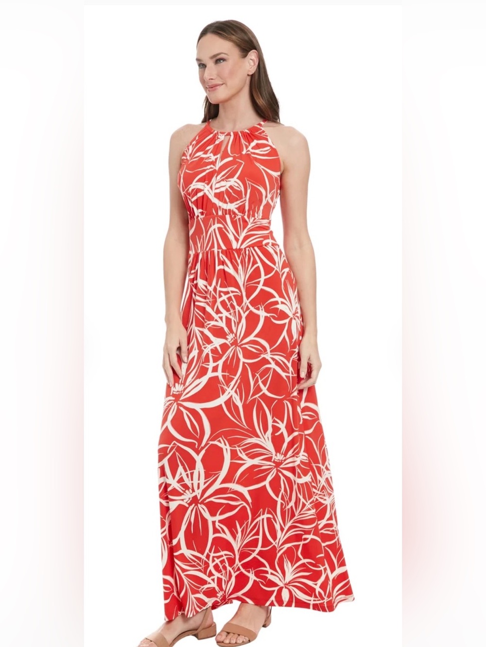 London Times SIMONE CURVE IN FLORAL SCRIBBLE. Medium.